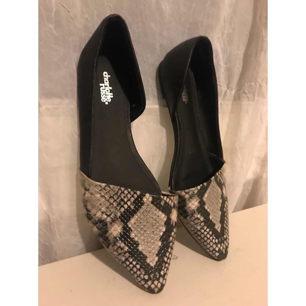 Snake skin flats